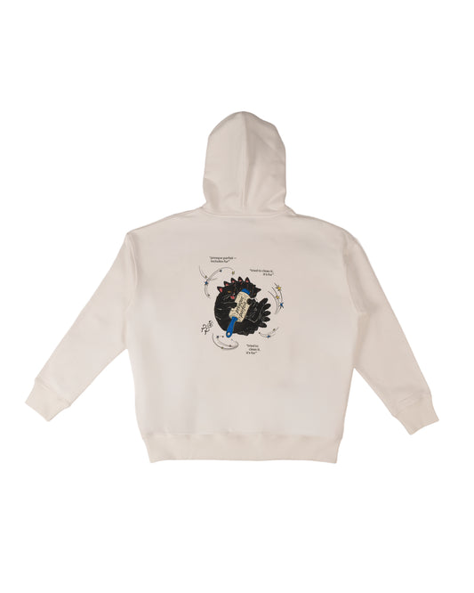 The Fur - Beyaz Hoodie