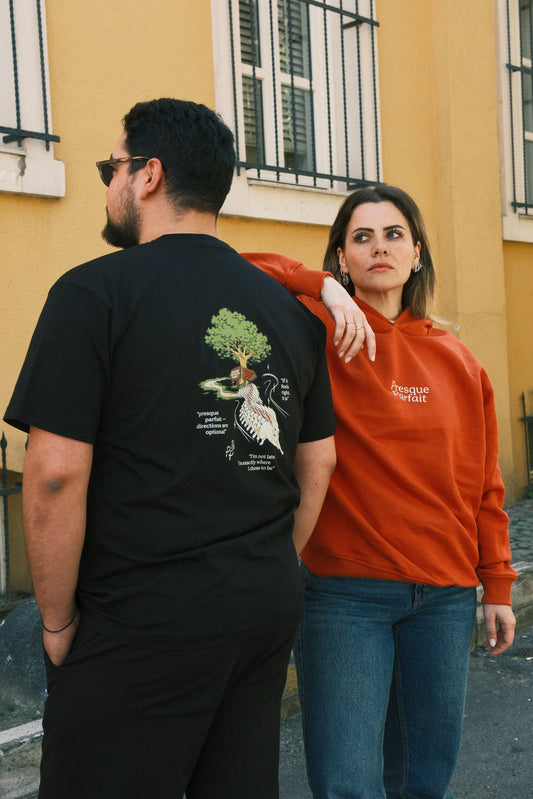 White Rabbit - Siyah T-Shirt