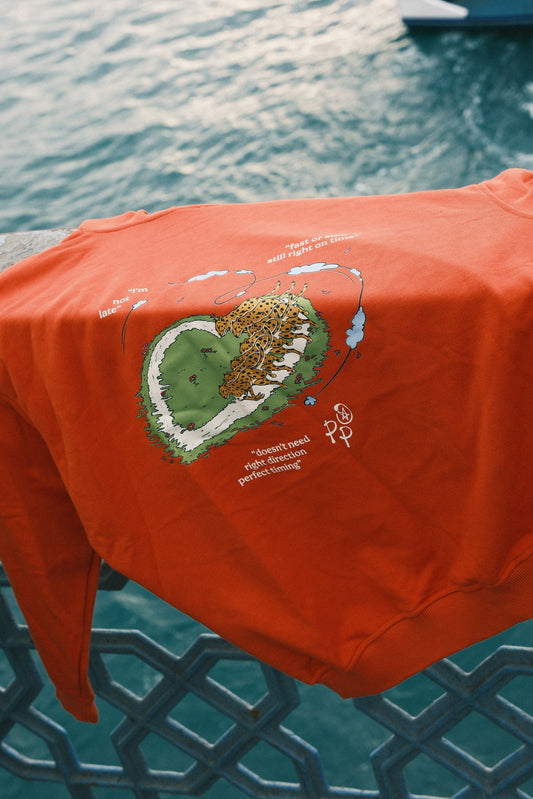Right on Time - Turuncu Hoodie