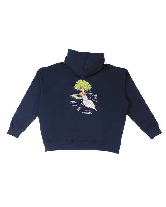 White Rabbit - Lacivert Hoodie
