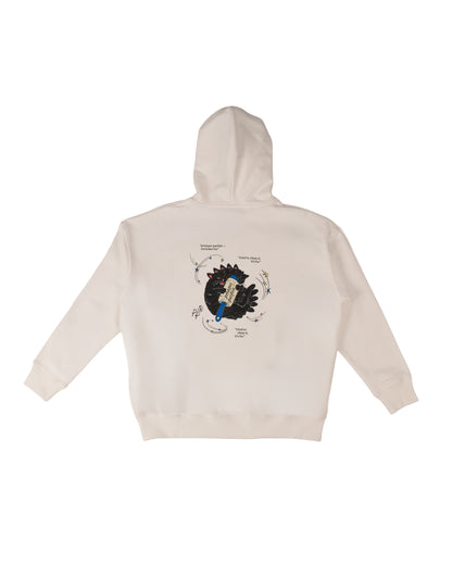 The Fur - Beyaz Hoodie