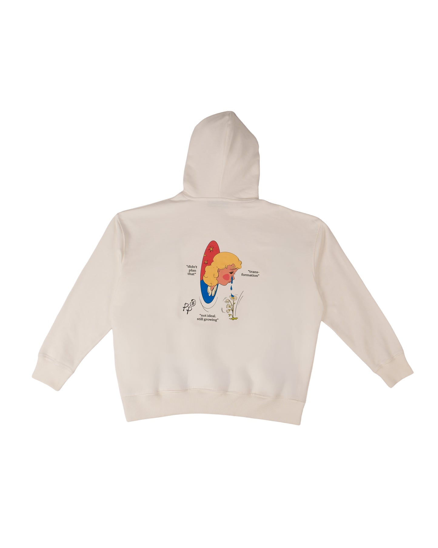 Bloom - Beyaz Hoodie