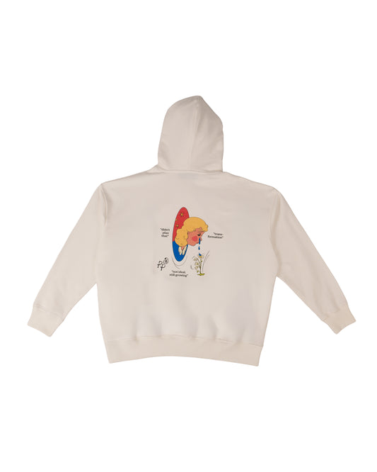 Bloom - Beyaz Hoodie