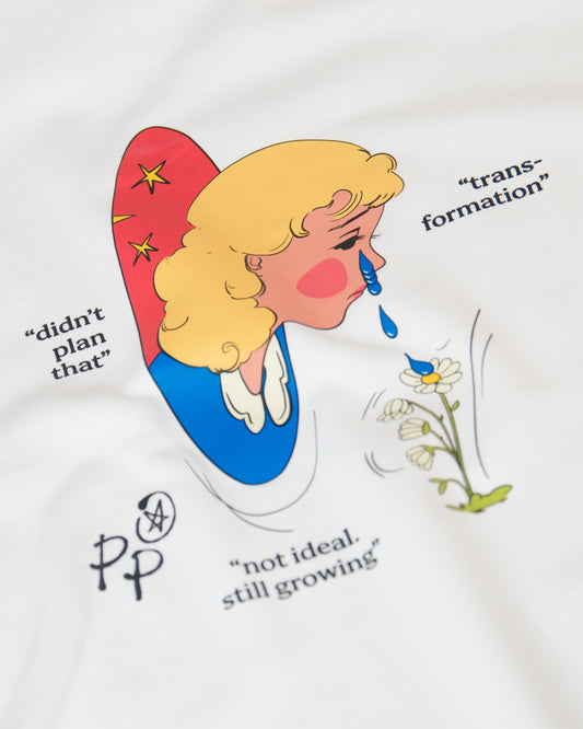 Bloom - Beyaz Hoodie