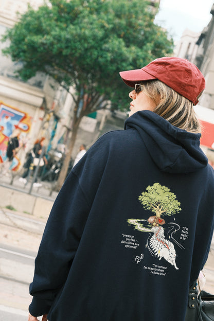 White Rabbit - Lacivert Hoodie