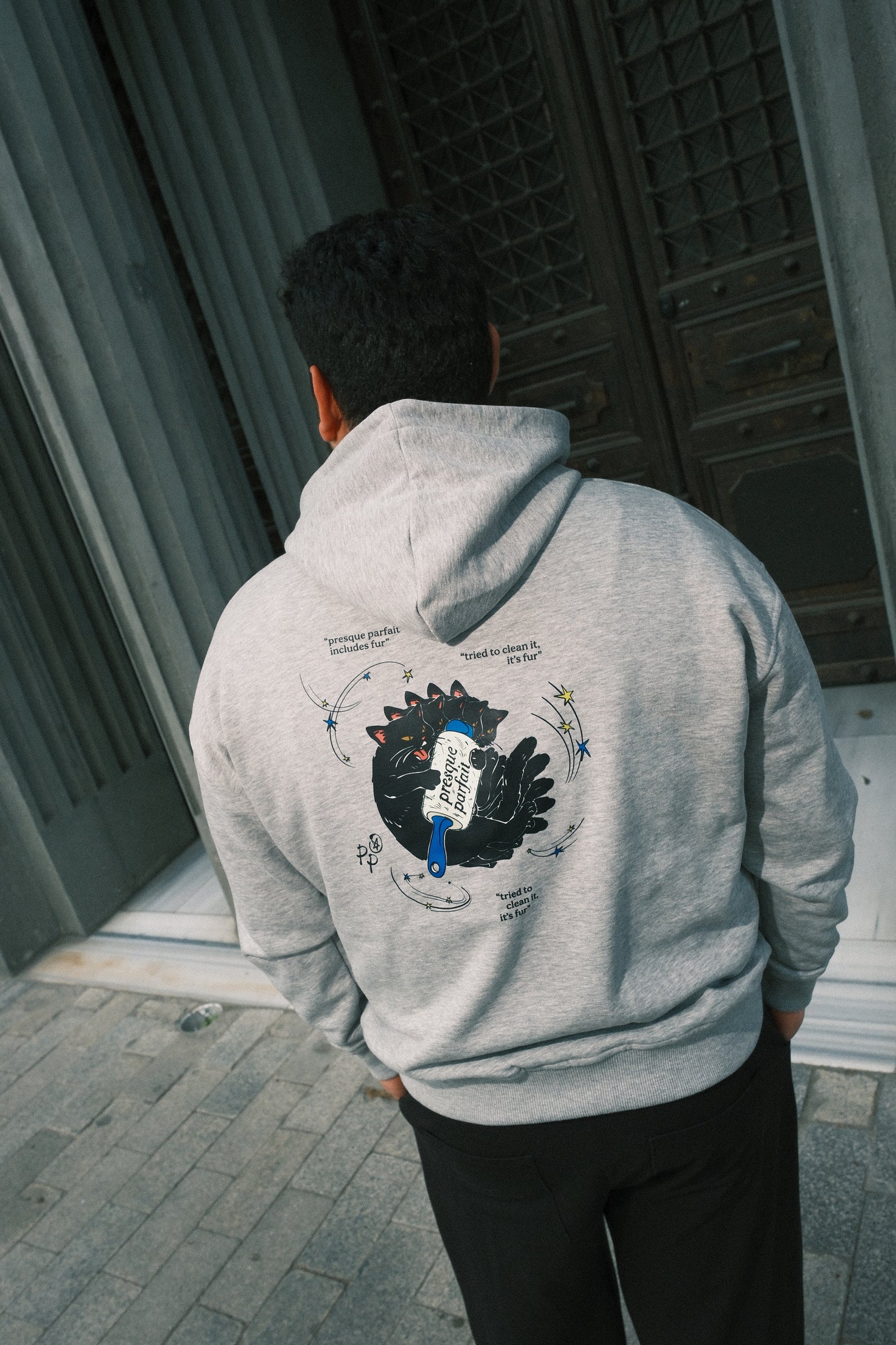 The Fur - Gri Hoodie