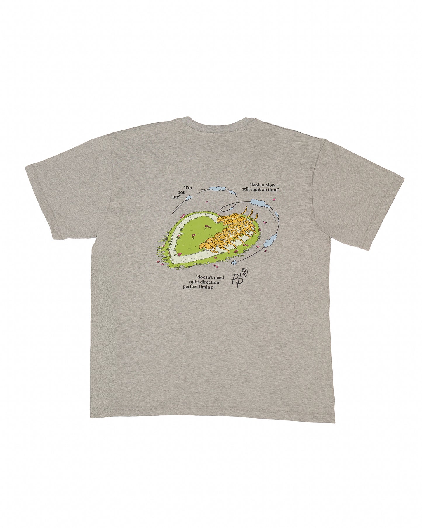 Right on Time - Gri T-Shirt