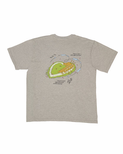 Right on Time - Gri T-Shirt