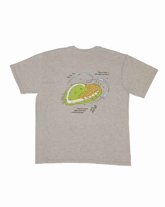 Right on Time - Gri T-Shirt