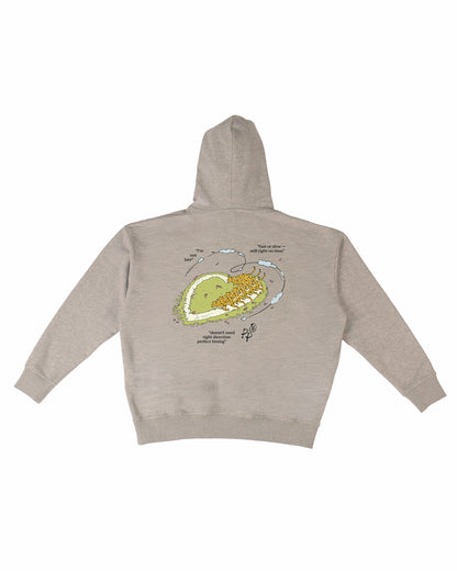 Right on Time - Gri Hoodie