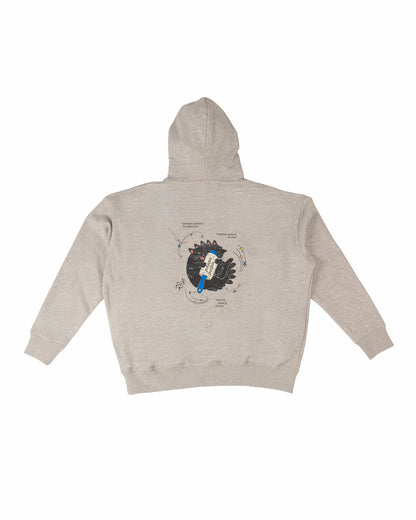 The Fur - Gri Hoodie