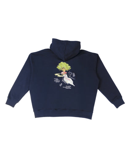 White Rabbit - Lacivert Hoodie