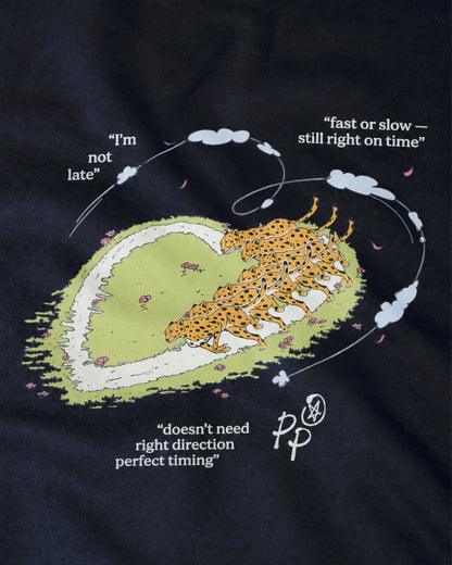 Right on Time - Lacivert Hoodie