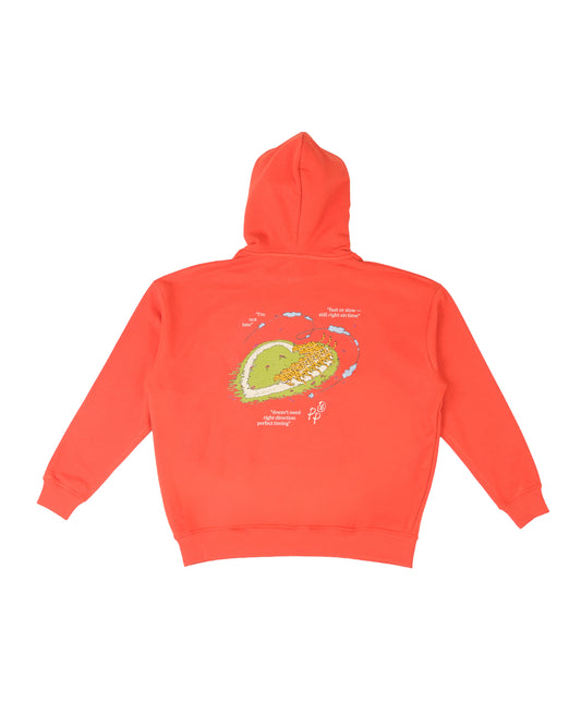 Right on Time - Turuncu Hoodie